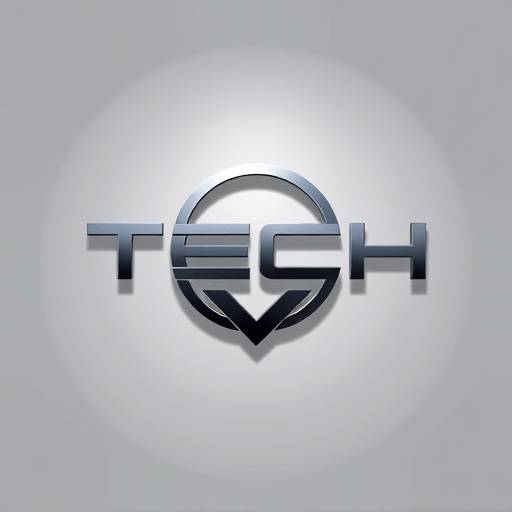 Logo of a fictional company called 'Tech Solutions Inc'