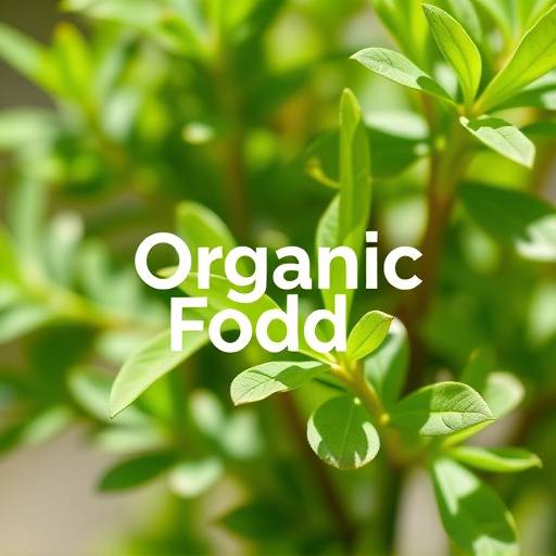 Logo of 'Evergreen Organics', a fictitious organic food company, conveying their eco-friendly values.