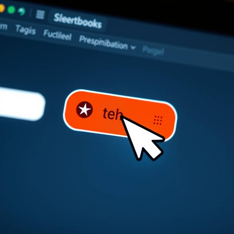 Mouse cursor interacting with a webpage interface, representing UI/UX design