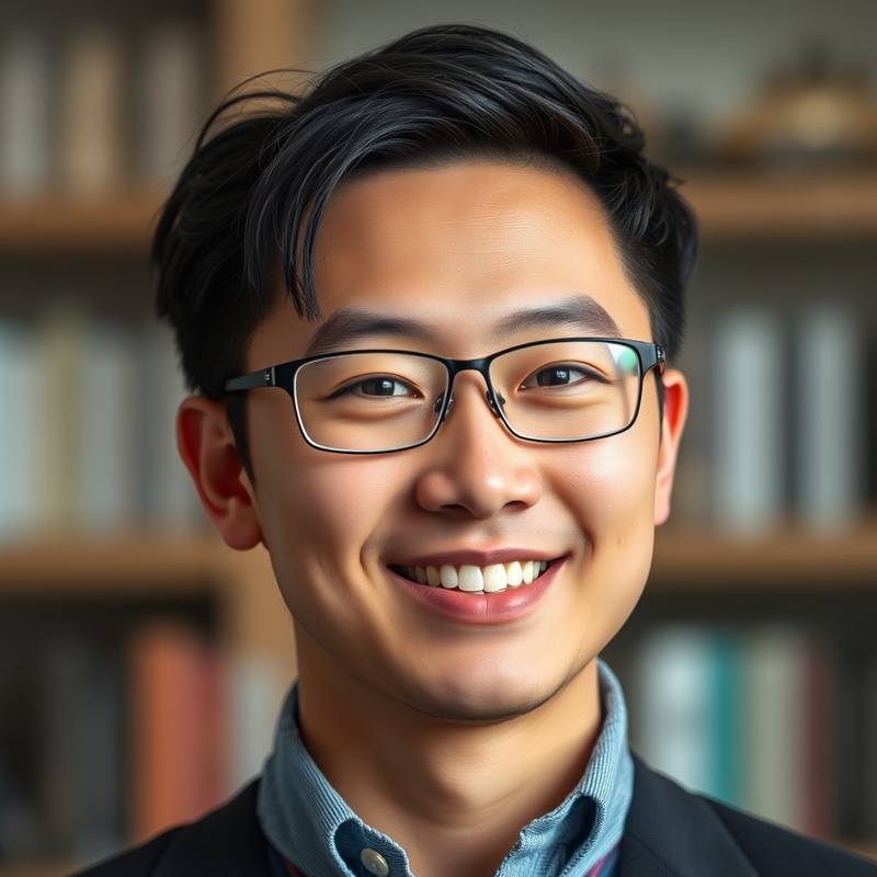 Portrait of Alex Kim, Co-founder and CTO of Innovision Studios, with a friendly expression.